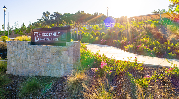 Broder Family Park Monument Sign