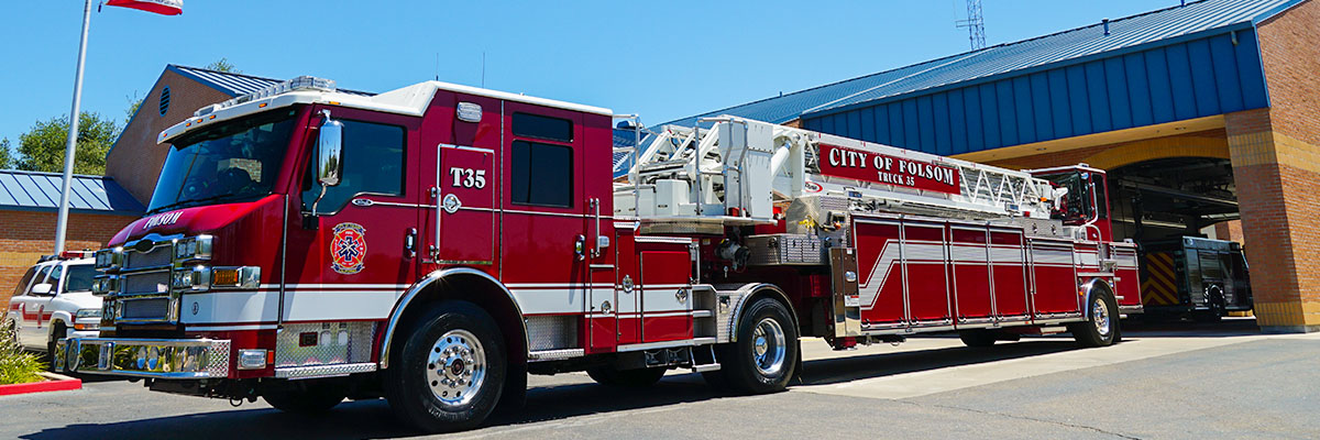 Fire About Us Banner Fire Station 25 ladder engine