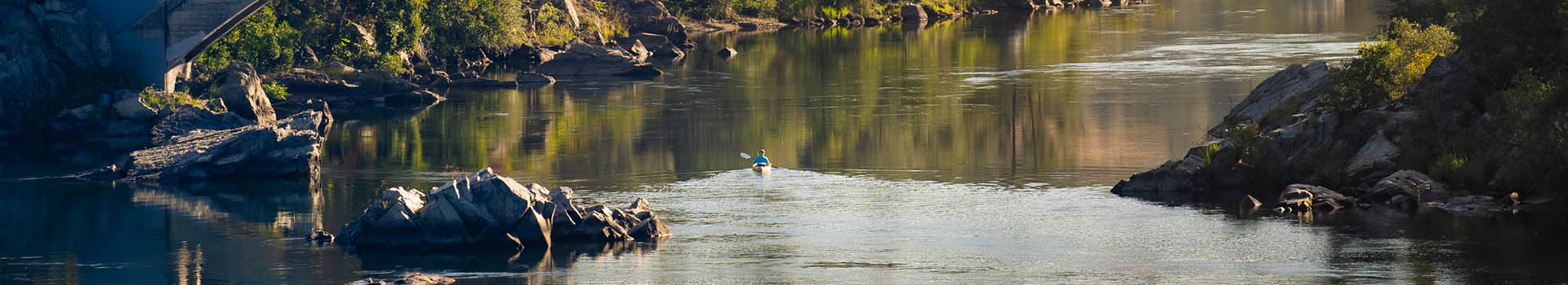 Kayaker on Lake Natoma