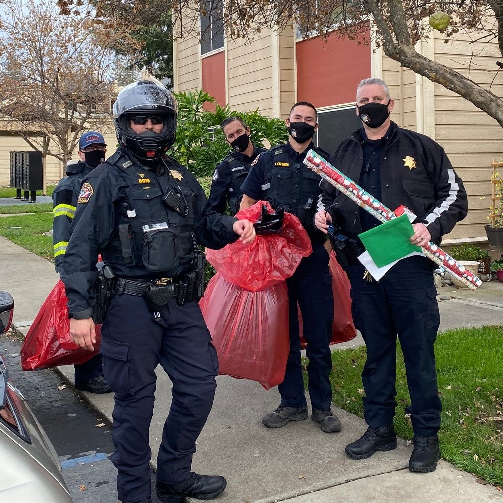 Folsom police and fire departments Toy Delivery Square image