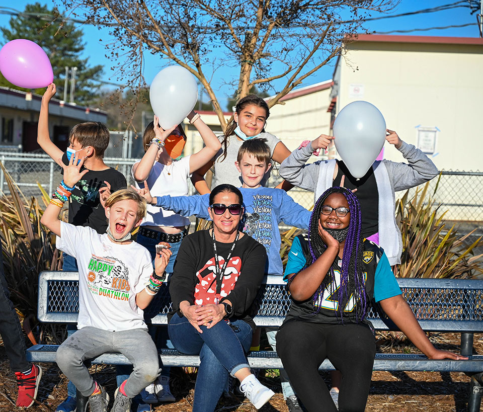 teens at CAVE Teen Center