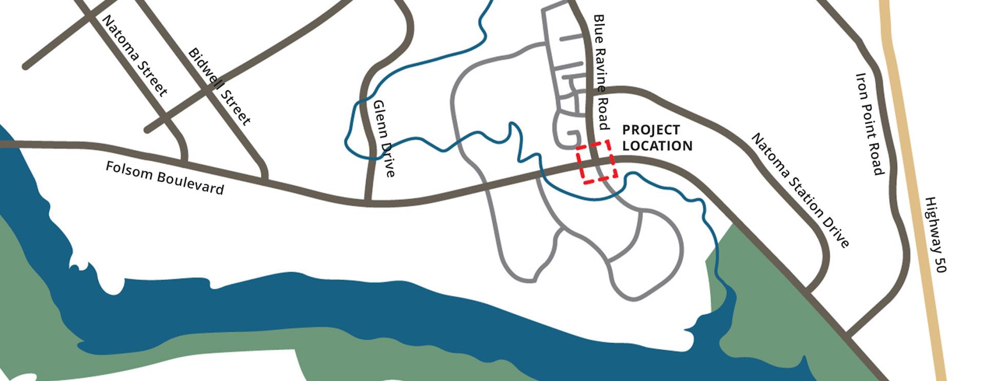 Folsom Blvd 2023 Closures Map