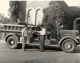 Old ladder truck